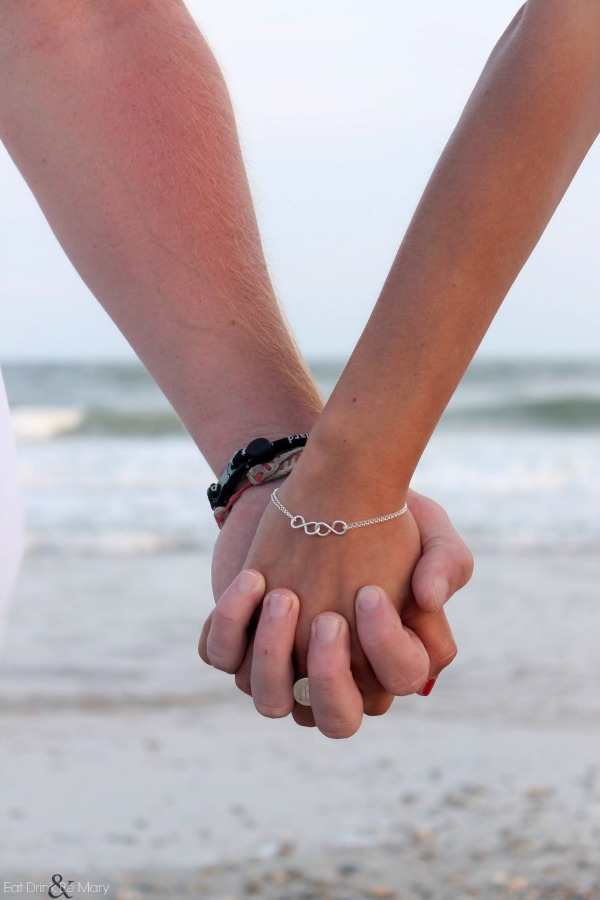 Eat Drink & Be Mary: 5 Long Distance Date Night Ideas - 600x900 - jpeg Couple Holding Hands Into The Distance